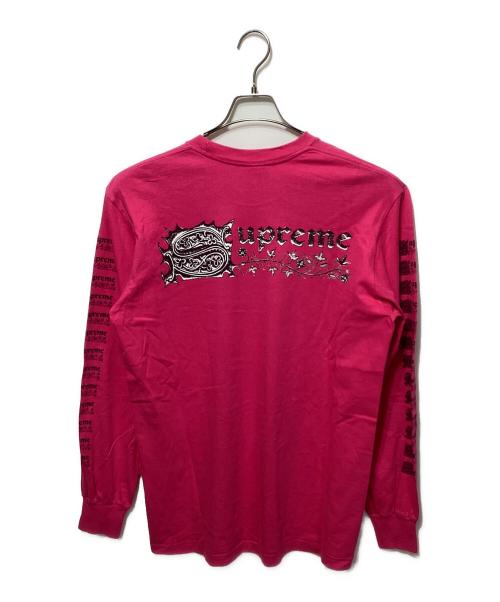 SUPREME（シュプリーム）SUPREME (シュプリーム) SAINT SEBASTIAN L/S パープル サイズ:Mの古着・服飾アイテム