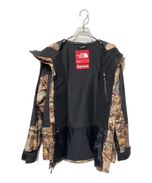 SUPREME（シュプリーム）SUPREME (シュプリーム) THE NORTH FACE (ザ ノース フェイス) Leaves Mountain Light Jacket ブラック×ブラウン サイズ:Sの古着・服飾アイテム