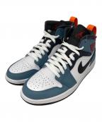 NIKE×FACETASMナイキ×ファセッタズム）の古着「Air Jordan 1 Mid "White/Navy"/エアジョーダン1ミッド」｜ブルーブラック