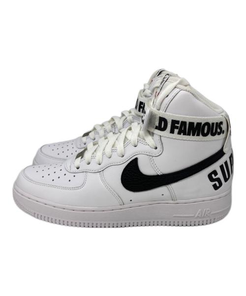 NIKE（ナイキ）NIKE (ナイキ) SUPREME (シュプリーム) Air Force 1 High Supreme Special/エアフォースワンハイシュプリームスペシャル ホワイト サイズ:26の古着・服飾アイテム