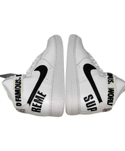 NIKE（ナイキ）NIKE (ナイキ) SUPREME (シュプリーム) Air Force 1 High Supreme Special/エアフォースワンハイシュプリームスペシャル ホワイト サイズ:26の古着・服飾アイテム
