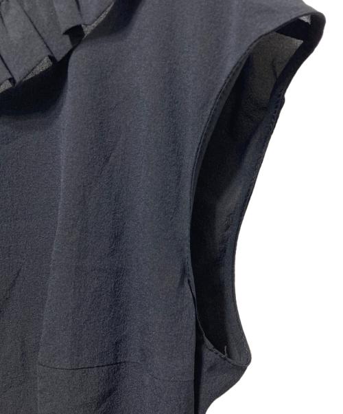 PRADA（プラダ）PRADA (プラダ) ノースリーブブラウス ブラック サイズ:36の古着・服飾アイテム