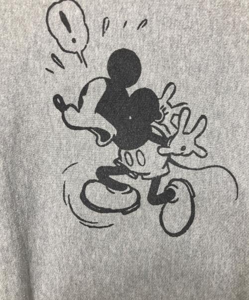 lelill（レリル）lelill (レリル) DISNEY (ディズニー) ミッキープリントクルーネックスウェット グレー サイズ:38の古着・服飾アイテム
