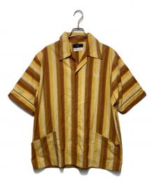 FRED PERRY×nicholas daley（フレッドペリー×ニコラス デイリー）の古着「オープンカラーシャツ」｜イエロー