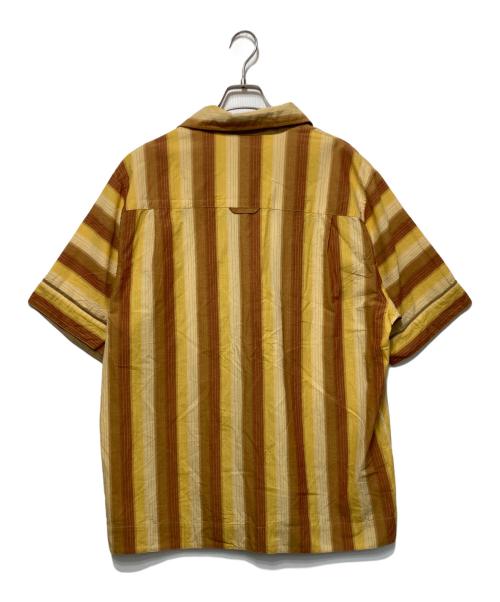 FRED PERRY（フレッドペリー）FRED PERRY (フレッドペリー) nicholas daley (ニコラス デイリー) オープンカラーシャツ イエロー サイズ:Lの古着・服飾アイテム