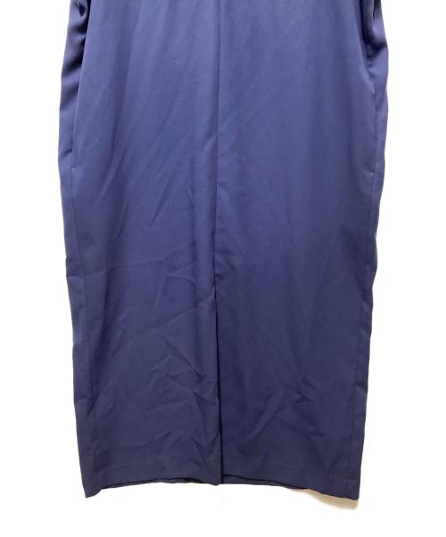 icB（アイシービー）icB (アイシービー) レイヤードデザインワンピース ウォッシャブル ブルー サイズ:44の古着・服飾アイテム
