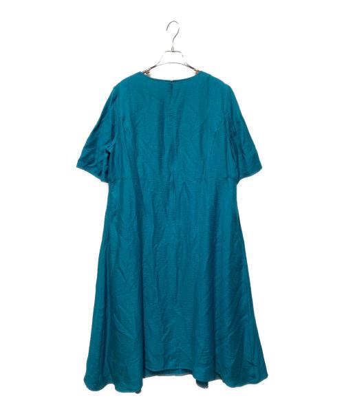 Leilian（レリアン）Leilian (レリアン) フレアワンピース グリーン サイズ:13の古着・服飾アイテム