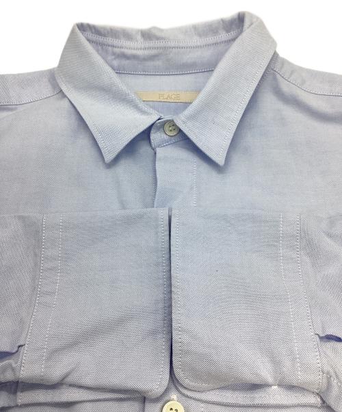 Plage（プラージュ）Plage (プラージュ) Oxford Long シャツ/オックスフォードロングシャツ スカイブルー サイズ:FREEの古着・服飾アイテム