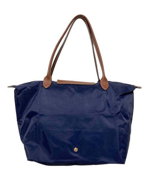 LONGCHAMP（ロンシャン）LONGCHAMP (ロンシャン) ルプリアージュトートバッグ ネイビーの古着・服飾アイテム