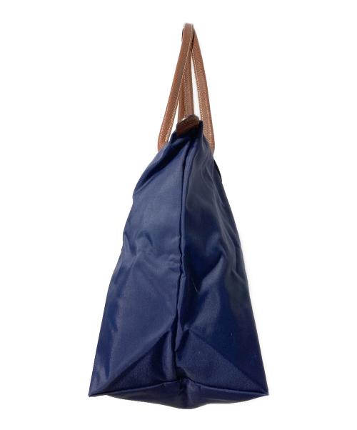 LONGCHAMP（ロンシャン）LONGCHAMP (ロンシャン) ルプリアージュトートバッグ ネイビーの古着・服飾アイテム
