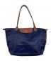 LONGCHAMP（ロンシャン）の古着「ルプリアージュトートバッグ」｜ネイビー