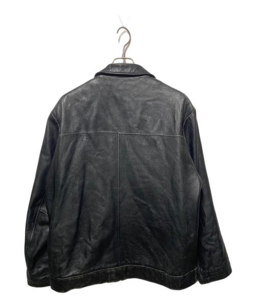 WILSON LEATHEAR（ウィルソンレザー）WILSON LEATHEAR (ウィルソンレザー) ジップレザージャケット ブラック サイズ:Lの古着・服飾アイテム