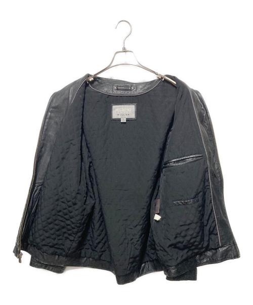 WILSON LEATHEAR（ウィルソンレザー）WILSON LEATHEAR (ウィルソンレザー) ジップレザージャケット ブラック サイズ:Lの古着・服飾アイテム