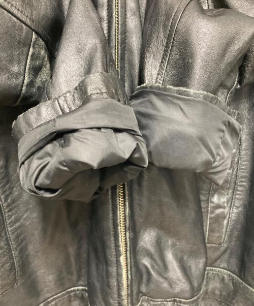 WILSON LEATHEAR（ウィルソンレザー）WILSON LEATHEAR (ウィルソンレザー) ジップレザージャケット ブラック サイズ:Lの古着・服飾アイテム