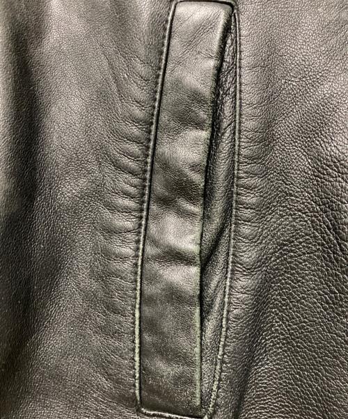 WILSON LEATHEAR（ウィルソンレザー）WILSON LEATHEAR (ウィルソンレザー) ジップレザージャケット ブラック サイズ:Lの古着・服飾アイテム