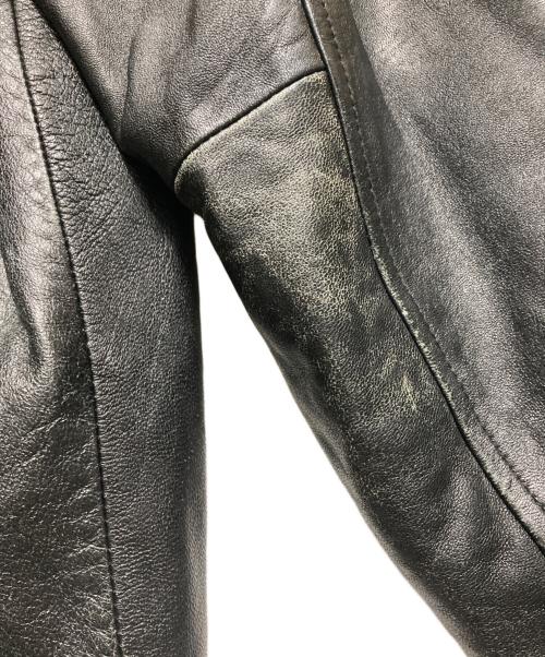 WILSON LEATHEAR（ウィルソンレザー）WILSON LEATHEAR (ウィルソンレザー) ジップレザージャケット ブラック サイズ:Lの古着・服飾アイテム