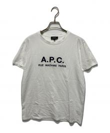 A.P.C.（アーペーセー）の古着「刺繍カットソー」｜ホワイト