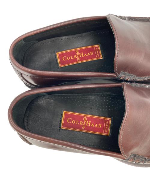 COLE HAAN（コールハーン）COLE HAAN (コールハーン) オリジナルグランド プラットフォーム ベネチアン スリッポン ローファー ブラウン サイズ:61/2の古着・服飾アイテム