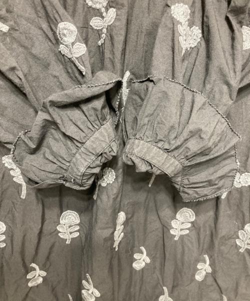 mina perhonen（ミナ ペルホネン）mina perhonen (ミナ ペルホネン) ボヌールワンピース ブラック サイズ:38の古着・服飾アイテム