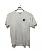 STONE ISLANDストーンアイランド）の古着「ロゴパッチ半袖Tシャツ」｜ホワイト
