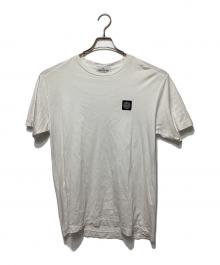 STONE ISLAND（ストーンアイランド）の古着「ロゴパッチ半袖Tシャツ」｜ホワイト