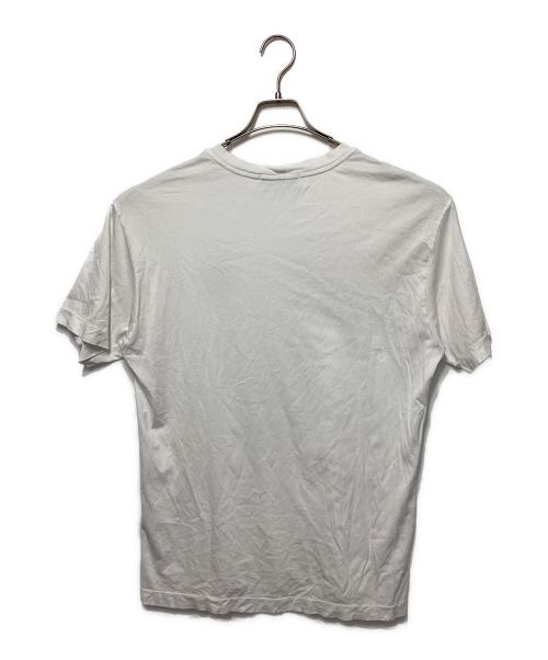 STONE ISLAND（ストーンアイランド）STONE ISLAND (ストーンアイランド) ロゴパッチ半袖Tシャツ ホワイト サイズ:Lの古着・服飾アイテム