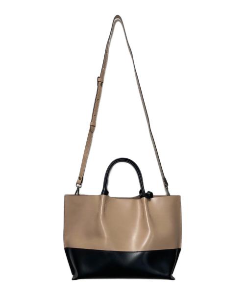 GIANNI CHIARINI（ジャンニ キアリーニ）GIANNI CHIARINI (ジャンニ キアリーニ) 2WAYショルダーバッグ ピンク×ブラックの古着・服飾アイテム