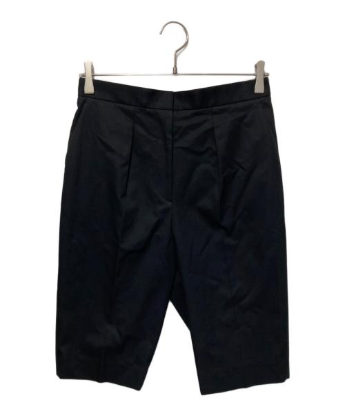 BALLSEY（ボールジィ）BALLSEY (ボールジィ) コンパクトクロスストレッチ タイトバミューダパンツ ネイビー サイズ:36の古着・服飾アイテム
