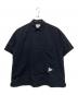 and wander（アンドワンダー）の古着「dry soft seersucker SS shirt/ドライソフトシアサッカーシャツ」｜ブラック