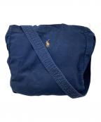 POLO RALPH LAURENポロ・ラルフローレン）の古着「2WAYキャンバスショルダーバッグ」｜ネイビー