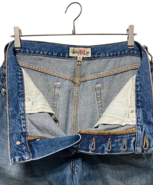 stussy（ステューシー）stussy (ステューシー) BIG OL' JEAN DENIM/デニムパンツ インディゴ サイズ:W32の古着・服飾アイテム