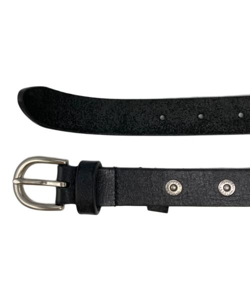 stussy（ステューシー）stussy (ステューシー) RIVET STUD BELT ブラックの古着・服飾アイテム