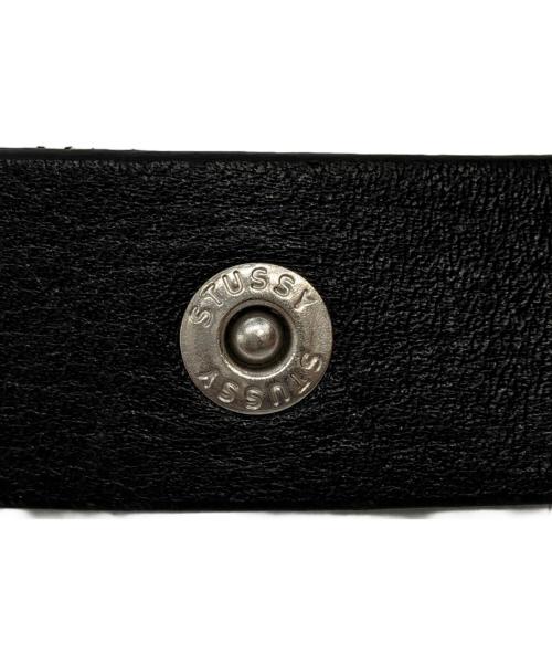 stussy（ステューシー）stussy (ステューシー) RIVET STUD BELT ブラックの古着・服飾アイテム