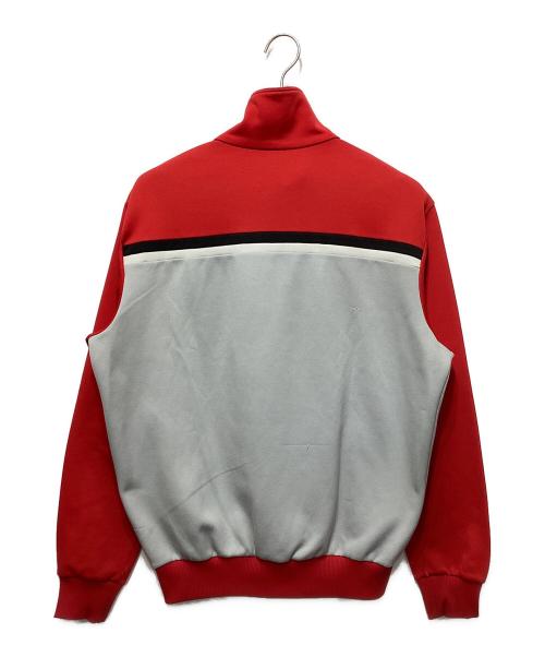adidas（アディダス）adidas (アディダス) 70`sトラックジャケット レッド×グレーの古着・服飾アイテム