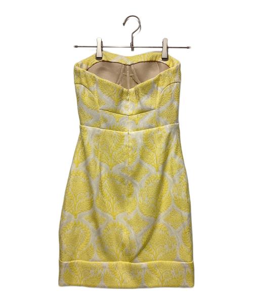 DIANE VON FURSTENBERG（ダイアンフォンファステンバーグ）DIANE VON FURSTENBERG (ダイアンフォンファステンバーグ) ジャガードワンピース イエロー サイズ:不明の古着・服飾アイテム