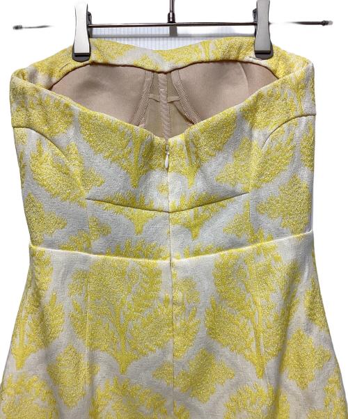 DIANE VON FURSTENBERG（ダイアンフォンファステンバーグ）DIANE VON FURSTENBERG (ダイアンフォンファステンバーグ) ジャガードワンピース イエロー サイズ:不明の古着・服飾アイテム