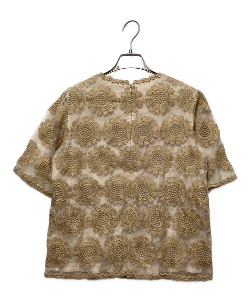 ne quittez pas（ヌキテパ）ne quittez pas (ヌキテパ) 半袖ブラウス ブラウン サイズ:不明の古着・服飾アイテム