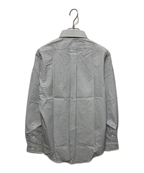 RALPH LAUREN（ラルフローレン）RALPH LAUREN (ラルフローレン) ボタンダウンシャツ ホワイト×ネイビー サイズ:Sの古着・服飾アイテム