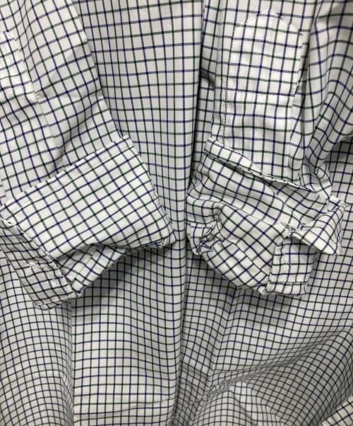 RALPH LAUREN（ラルフローレン）RALPH LAUREN (ラルフローレン) ボタンダウンシャツ ホワイト×ネイビー サイズ:Sの古着・服飾アイテム