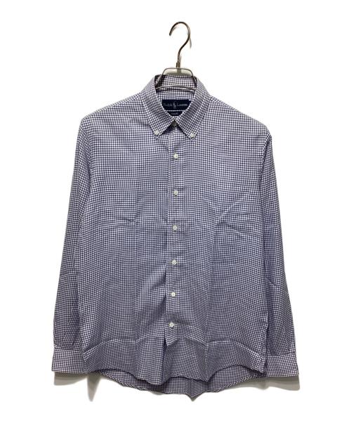 RALPH LAUREN（ラルフローレン）RALPH LAUREN (ラルフローレン) ボタンダウンシャツ ネイビー×ホワイト サイズ:Sの古着・服飾アイテム
