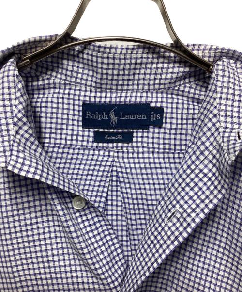 RALPH LAUREN（ラルフローレン）RALPH LAUREN (ラルフローレン) ボタンダウンシャツ ネイビー×ホワイト サイズ:Sの古着・服飾アイテム