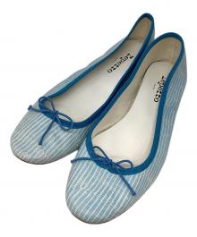 repetto（レペット）の古着「リボンパンプス」｜ブルー
