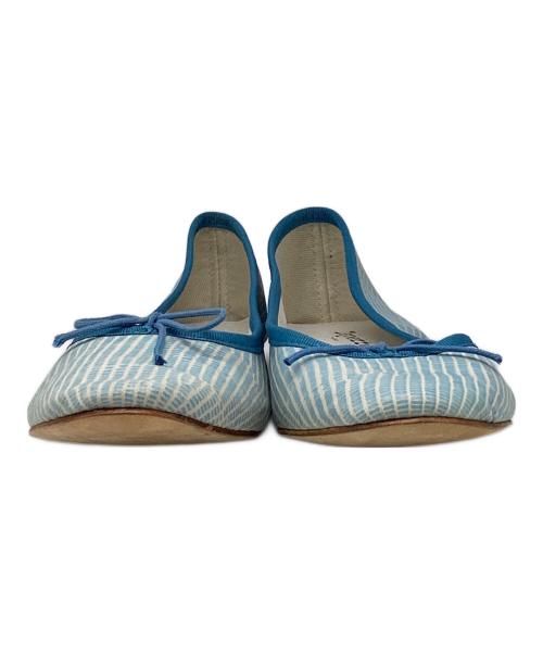 repetto（レペット）repetto (レペット) リボンパンプス ブルー サイズ:38　1/2の古着・服飾アイテム