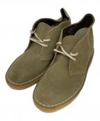 CLARKSクラークス）の古着「チャッカーブーツ」｜カーキ