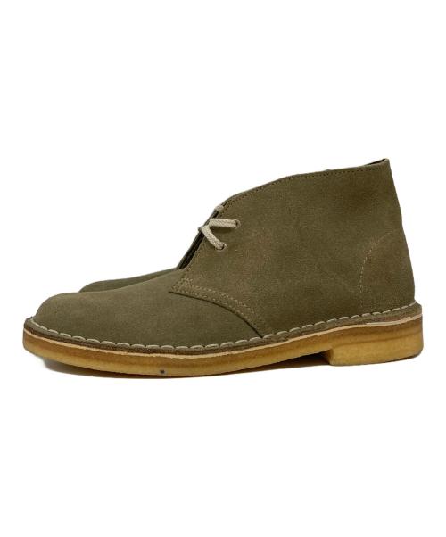CLARKS（クラークス）CLARKS (クラークス) チャッカーブーツ カーキ サイズ:24の古着・服飾アイテム