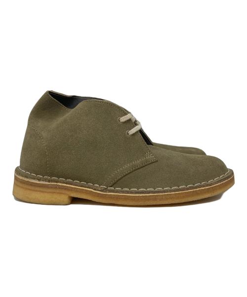 CLARKS（クラークス）CLARKS (クラークス) チャッカーブーツ カーキ サイズ:24の古着・服飾アイテム