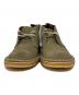 中古・古着 CLARKS (クラークス) チャッカーブーツ カーキ サイズ:24：6000円