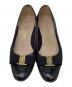 中古・古着 Salvatore Ferragamo (サルヴァトーレ フェラガモ) ヴァラリボンパンプス ブラック サイズ:7：7000円