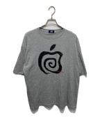 SOL soonerorlaterスーナーオアレイター）の古着「APPLE TEE/アップルティー」｜グレー