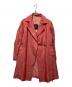Aquascutum（アクアスキュータム）の古着「リネン混ライトコート」｜レッド